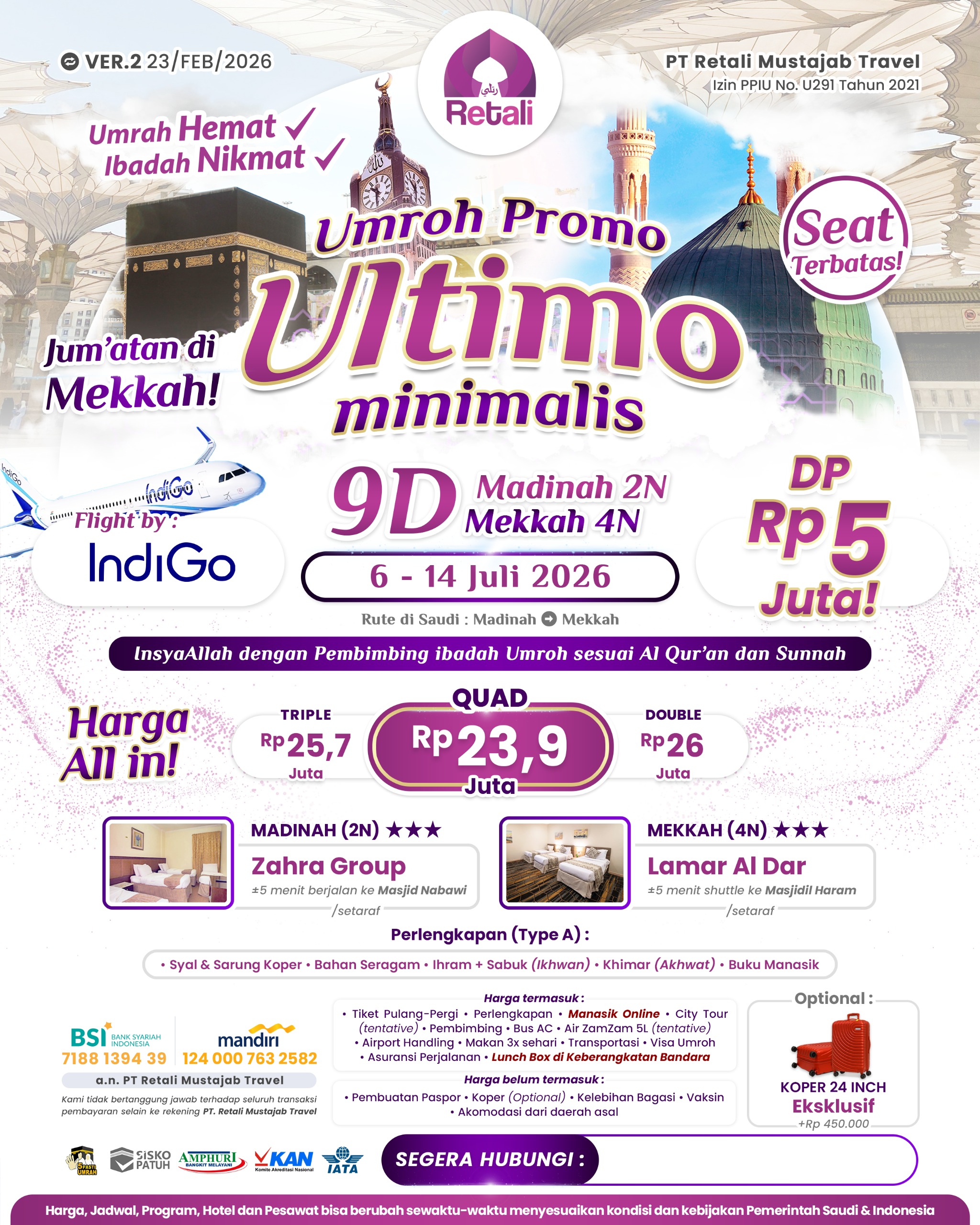 ULTIMO UPDATE TANGGAL