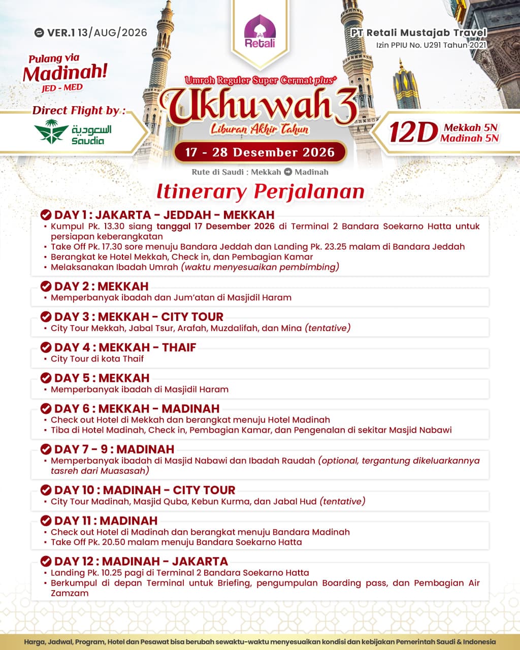 Paket Umroh Retali